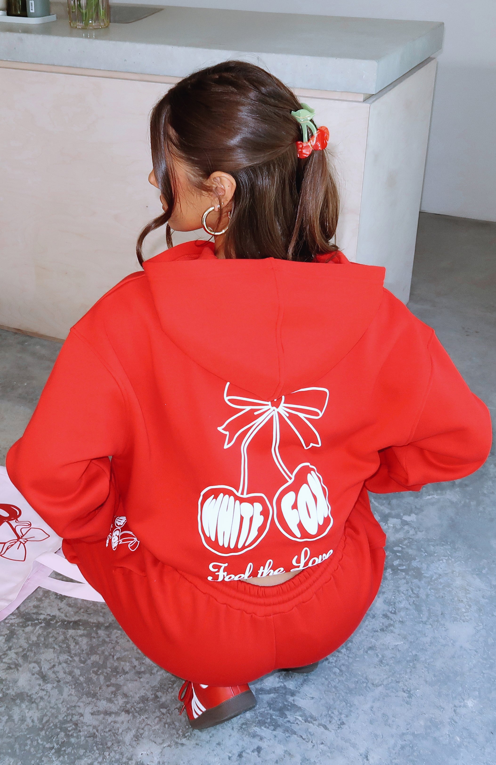 Love Of My Life Oversized Hoodie Red | White Fox Boutique US