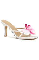 Megan Mules White/Pink