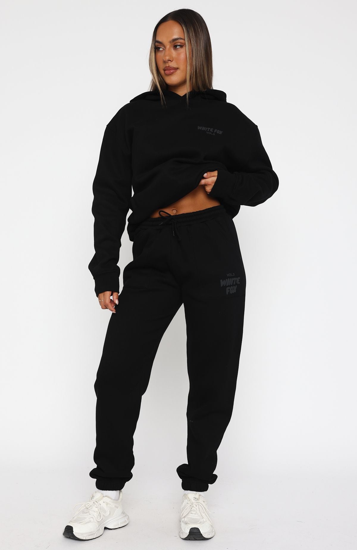 Offstage Hoodie Onyx | White Fox Boutique US