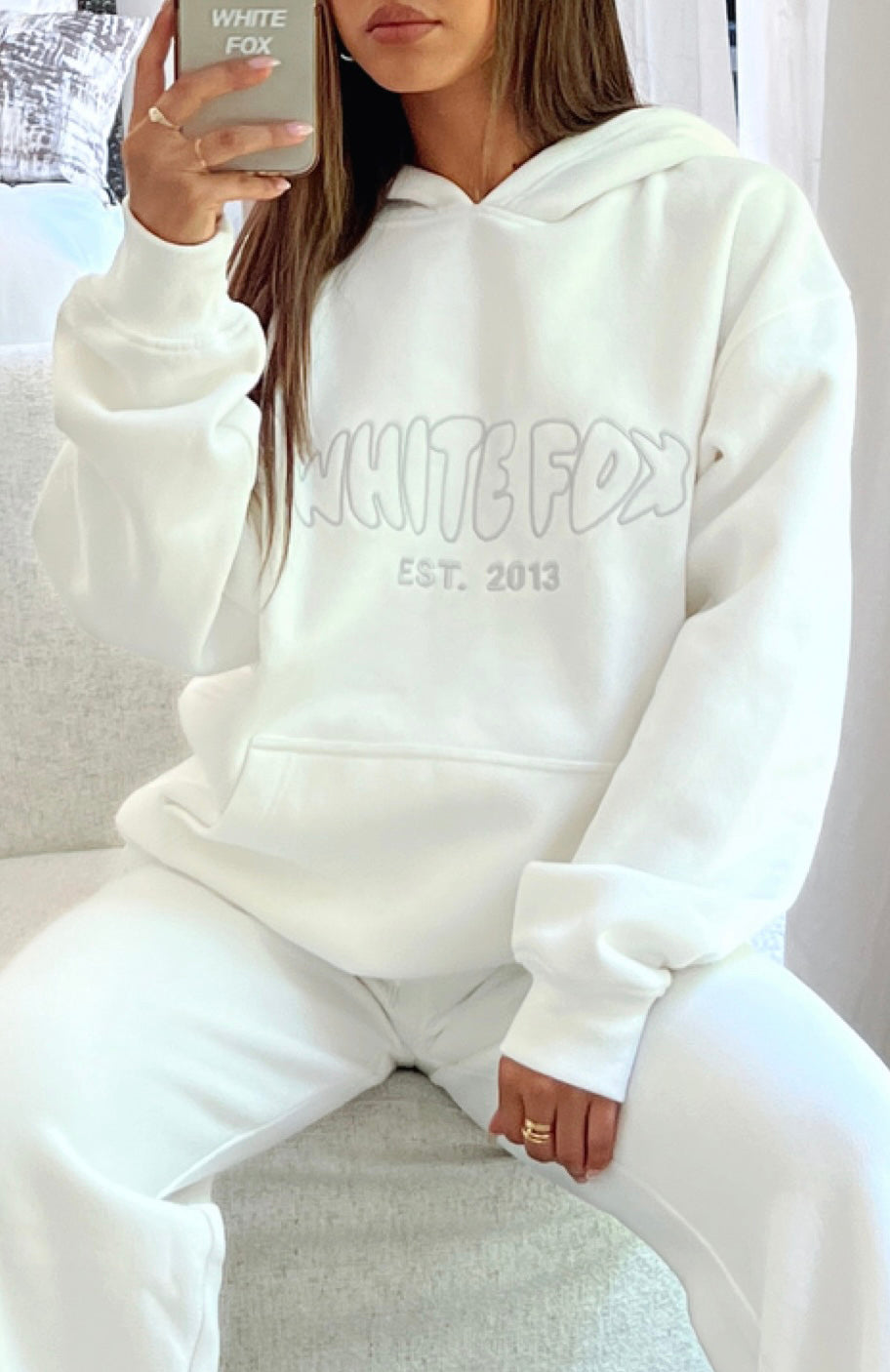 Missed Flights Oversized Hoodie White | White Fox Boutique US