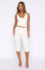 Day For It Capri Pants White