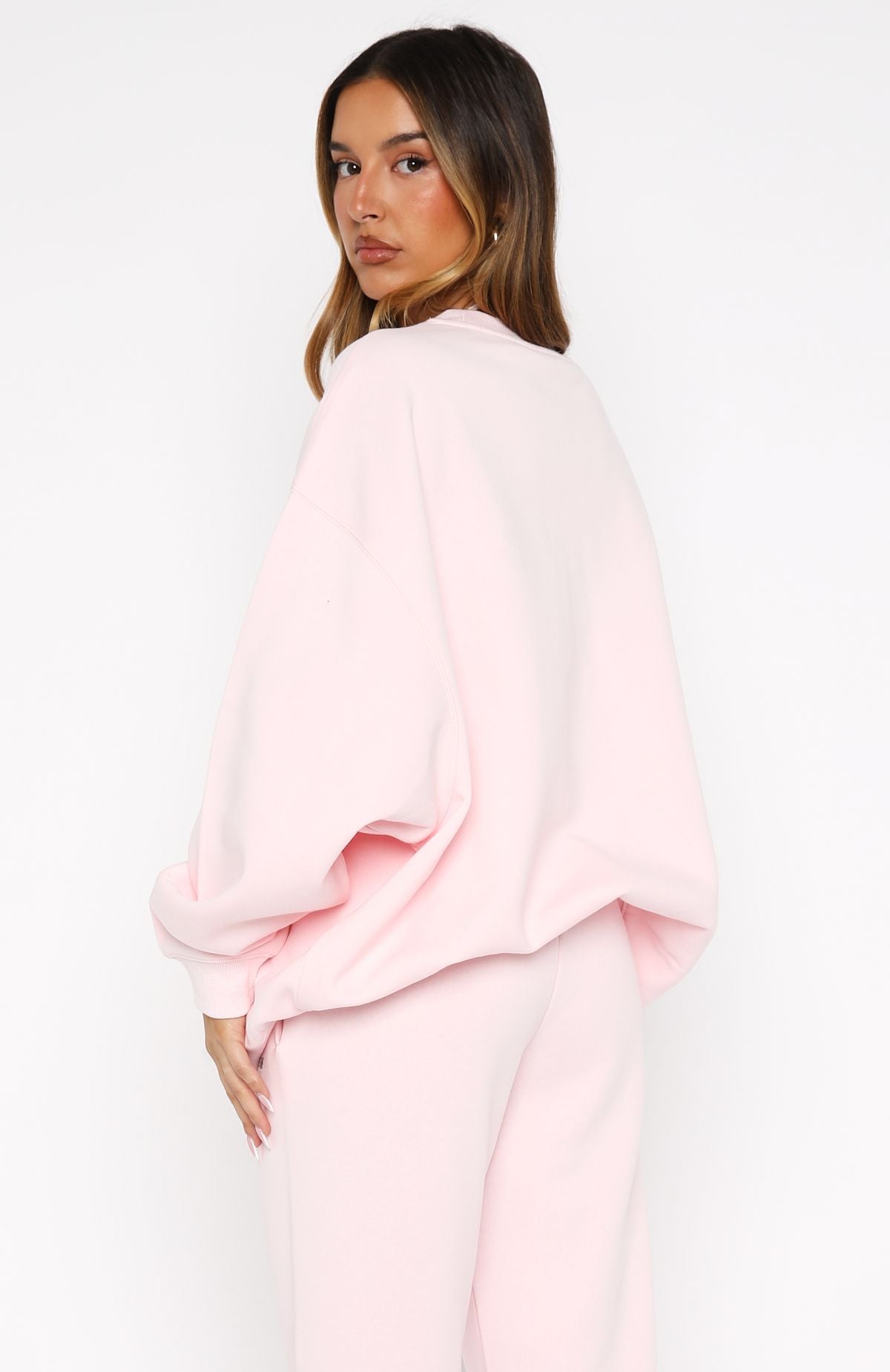 Test Drive Oversized Sweater Icy Pink | White Fox Boutique US