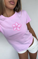 New Moment Relaxed Baby Tee Pink