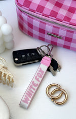 Next Level Strap Keychain Pink