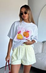 Oh So Sweet Oversized Tee White