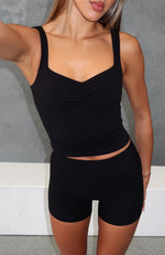 Aura Crop Black