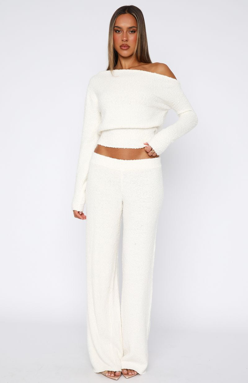 Please Be Mine Knit Sweater Off White | White Fox Boutique US