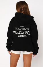 Taking Sides Oversized Hoodie Black