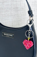 Wolfie Key Ring Red