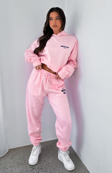 Offstage Sweatpants Posy Pink | White Fox Boutique US