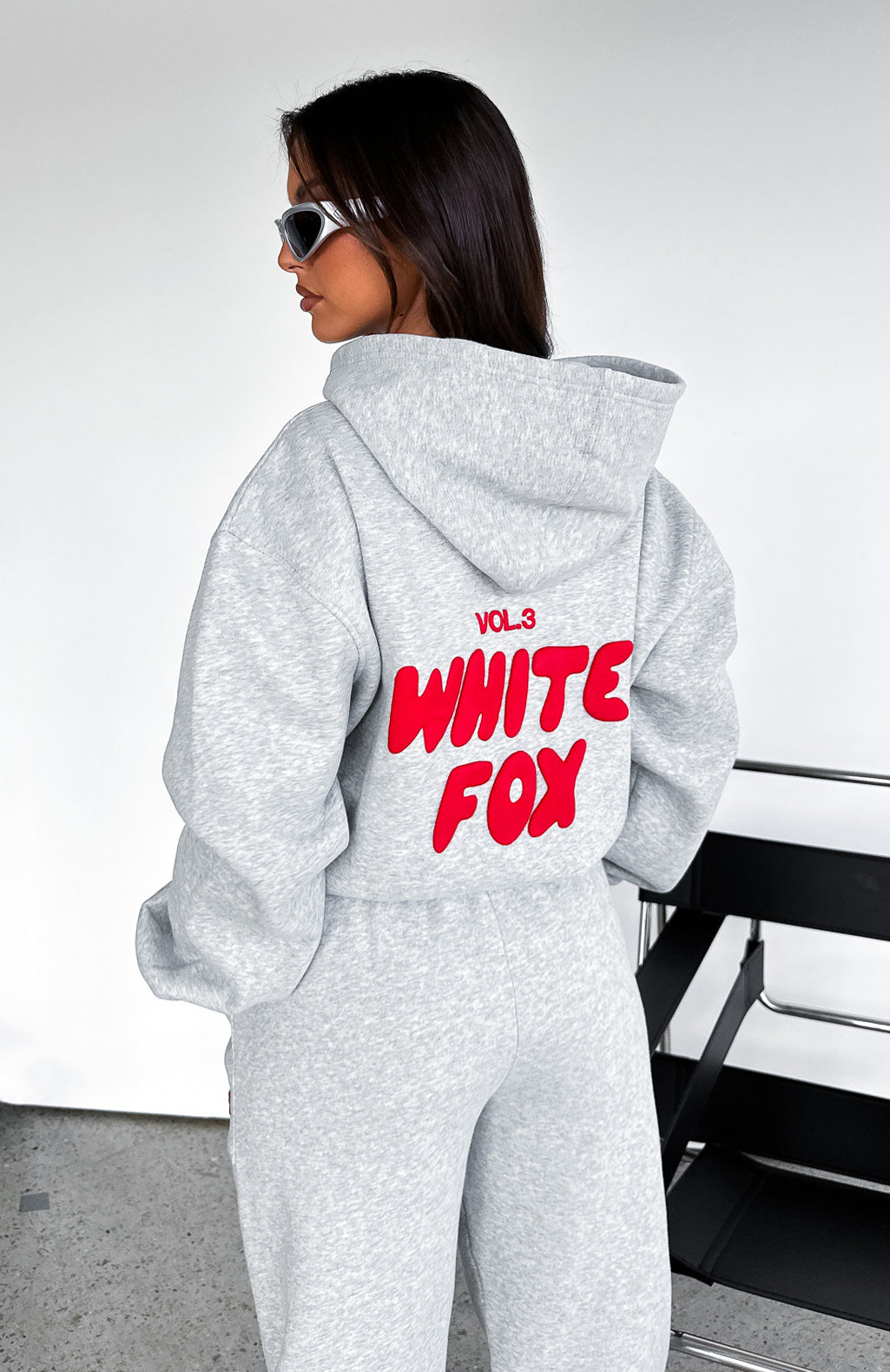 Offstage Hoodie Alloy Grey | White Fox Boutique US