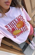 Oh So Sweet Oversized Tee Pink