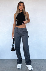 Out To Play Pants Charcoal