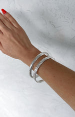 Ozzie Bracelet Set Silver
