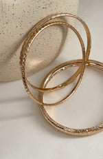 Ozzie Bracelet Set Gold
