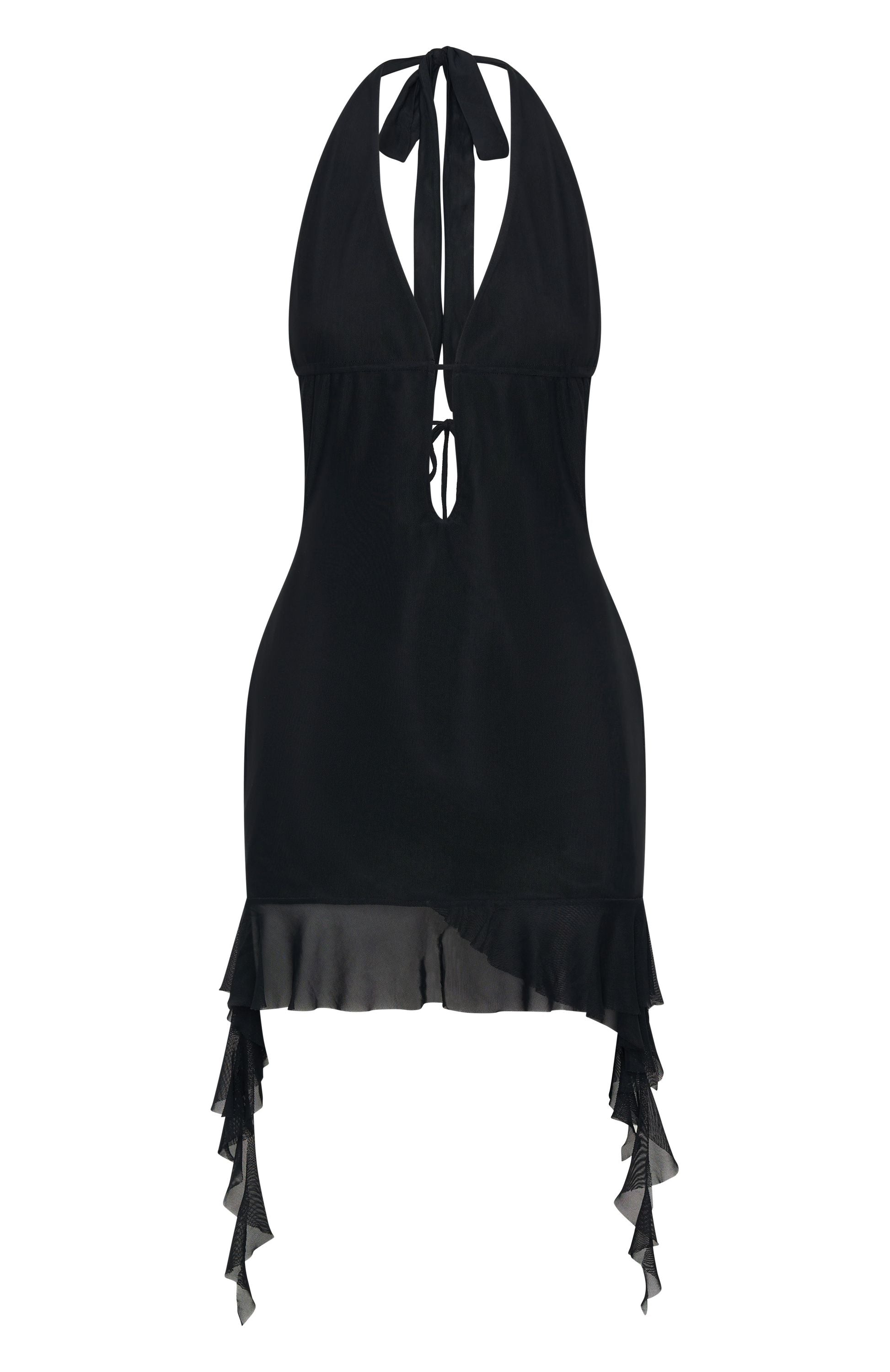 最安値！！andresd ドットドレス黒 flocky dot dress