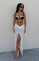 Perfect Time Maxi Skirt Off White