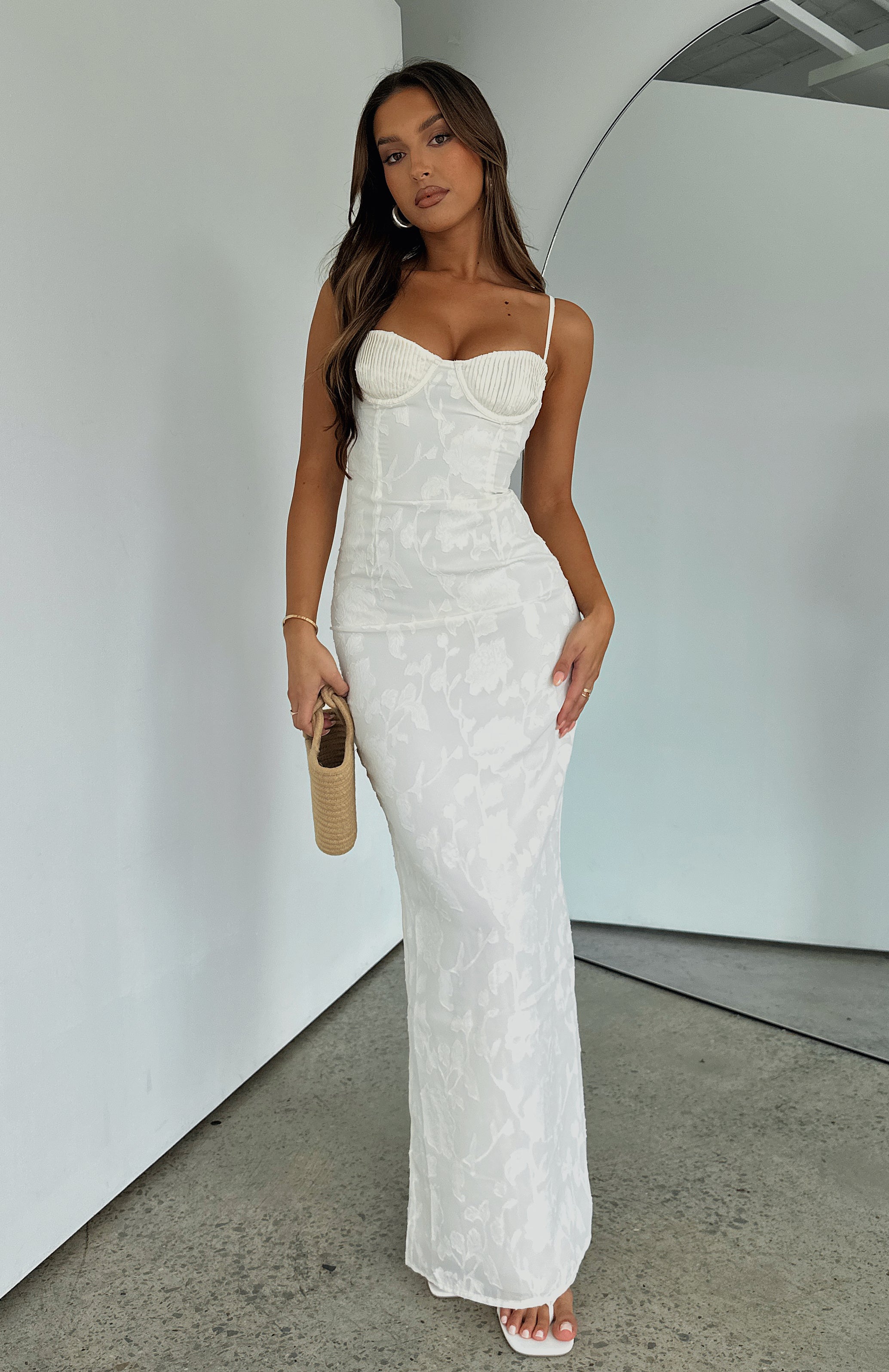 Poppy Dream Maxi Dress Cream Poppy Dream Maxi Dress Cream