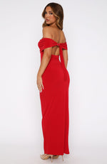 Truth Over Lies Maxi Dress Cherry