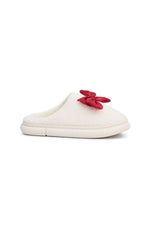 Sophie Slippers White/Red
