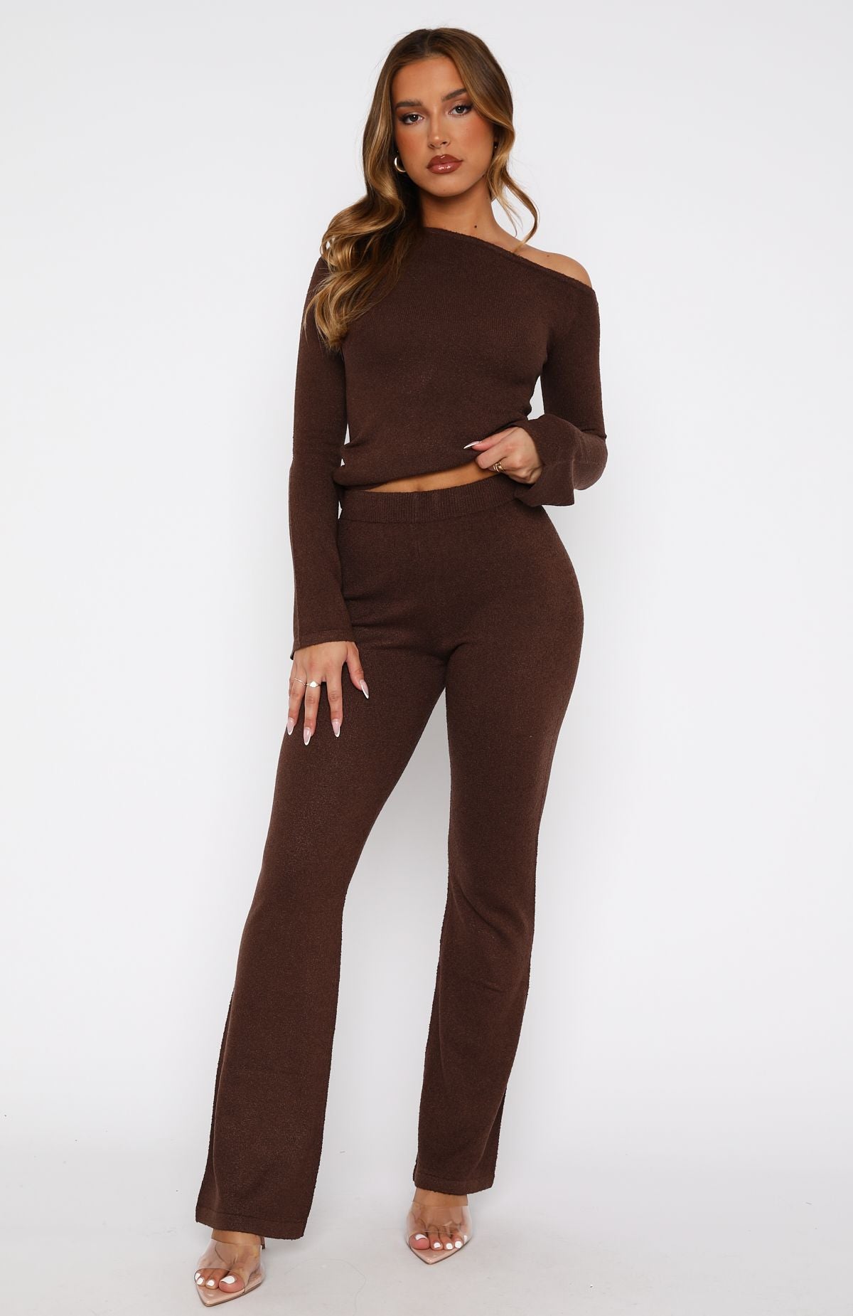 We'll Be Fine Pants Chocolate | White Fox Boutique US