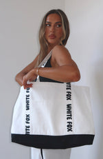 Queen Energy Tote Bag Off White/Black