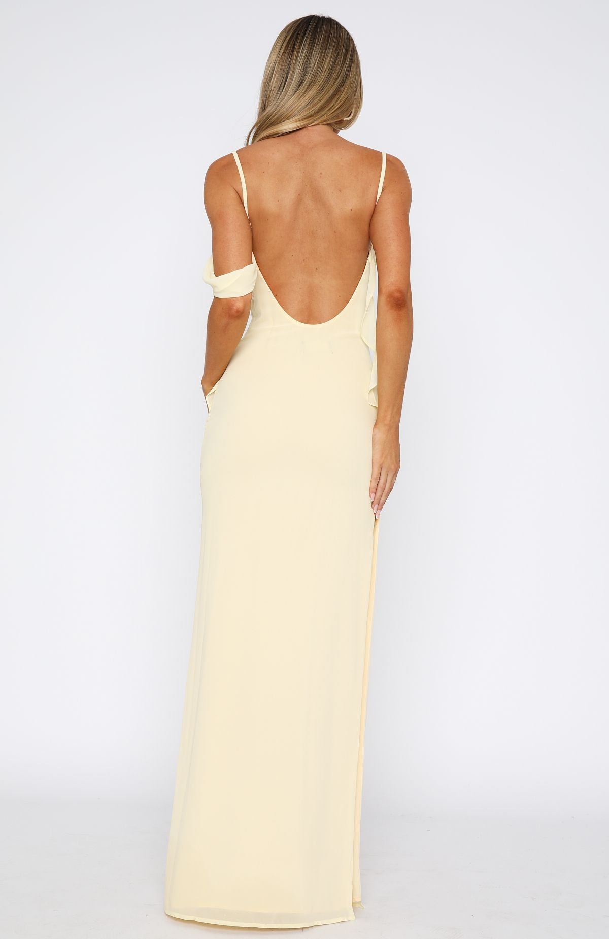 Love Blossoms Maxi Dress Lemon | White Fox Boutique US