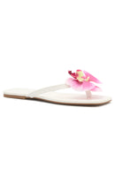 Reza Sandals White/Purple