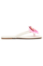 Reza Sandals White/Purple