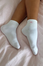 Stand By Your Side Socks White