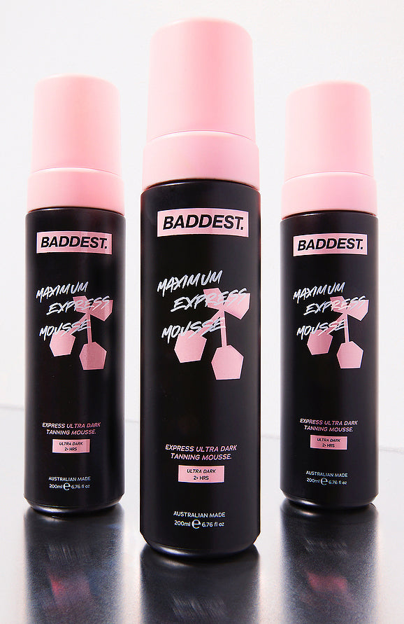 BADDEST Maximum Express Tanning Mousse | White Fox Boutique US