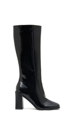 Scarlett Knee High Boots Black Smooth