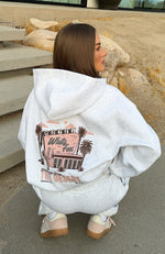 Scenic Route Oversized Hoodie Grey Marle