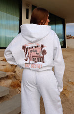 Scenic Route Oversized Hoodie Grey Marle