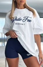 Season 7 Oversized Tee Snow