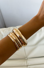 Serenity 3Pk Bracelet Set Gold