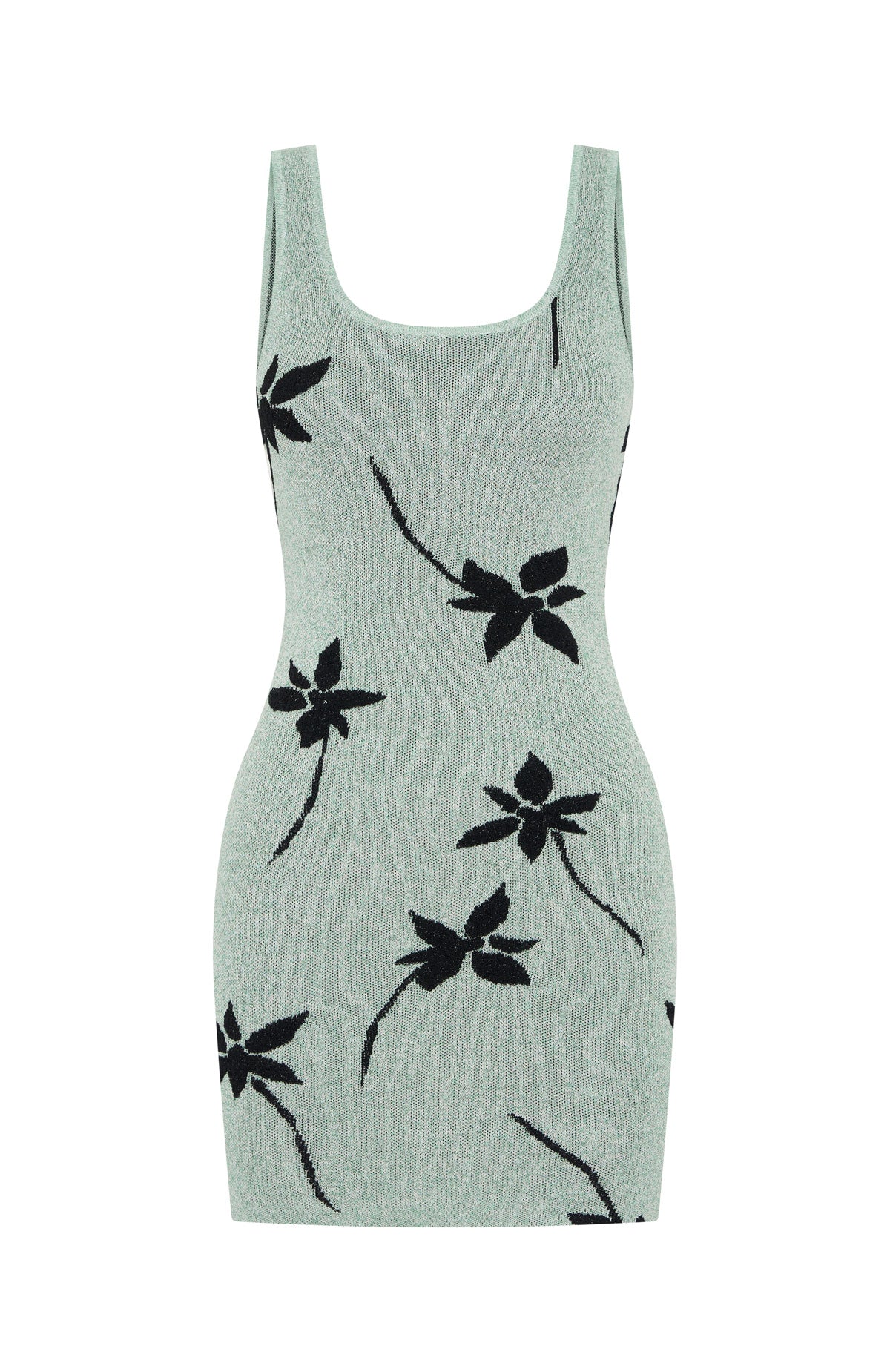 Sheer Bliss Knit Mini Dress Mint | White Fox Boutique US