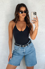 Shine For Us Bodysuit Black
