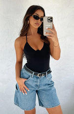 Shine For Us Bodysuit Black