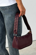 Sophia Shoulder Bag Burgundy