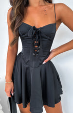 Stay Together Mini Dress Black