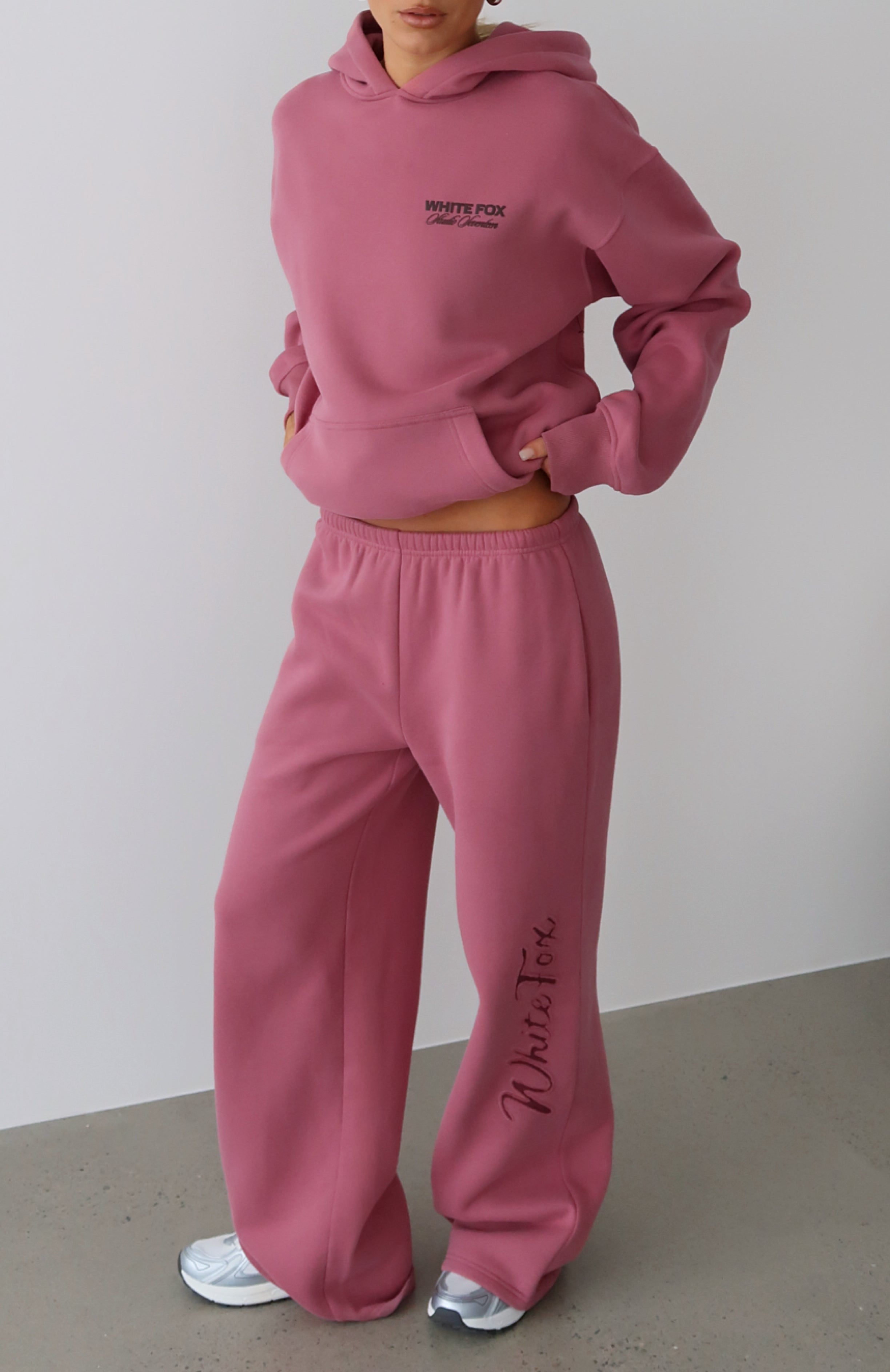 Studio 17 Tallulah Oversized Hoodie Dusty Plum | White Fox Boutique US