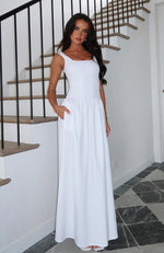 Summer Delight Maxi Dress White