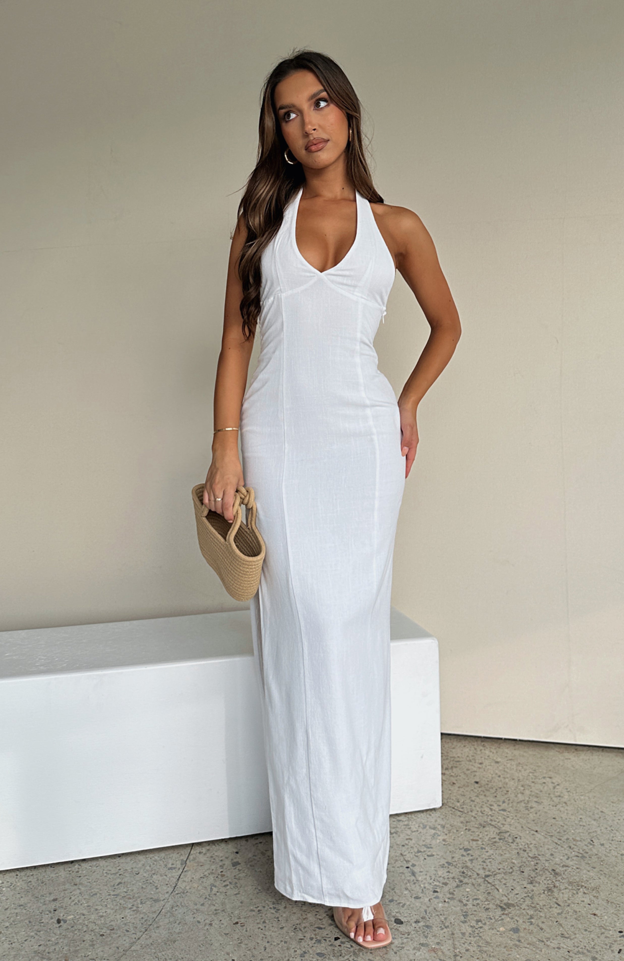 High Voltage Maxi Dress Black | White Fox Boutique US