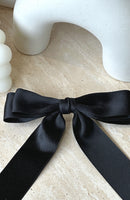 Sweet Serenity Bow Hair Clip Black