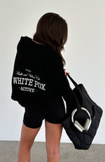 Taking Sides Oversized Hoodie Black