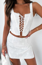 Walk With Me Bustier White