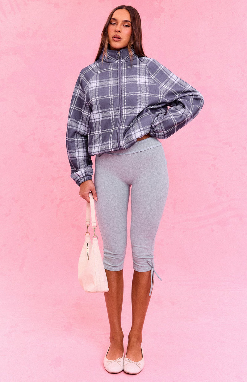 The Social Club Bianca Capri Pants Grey Marle
