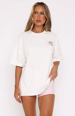 Pilates Princess Oversized Tee White