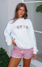 Waiting Long Enough Oversized Sweater Grey Marle